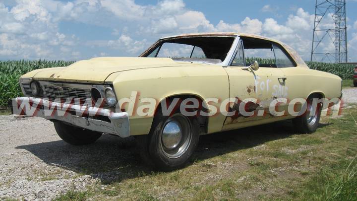 Metallic Blue 1960s Malibu