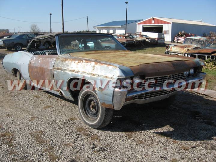 1968 Island Teal Impala Convertible