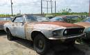 Silver Mustang Grande 1969